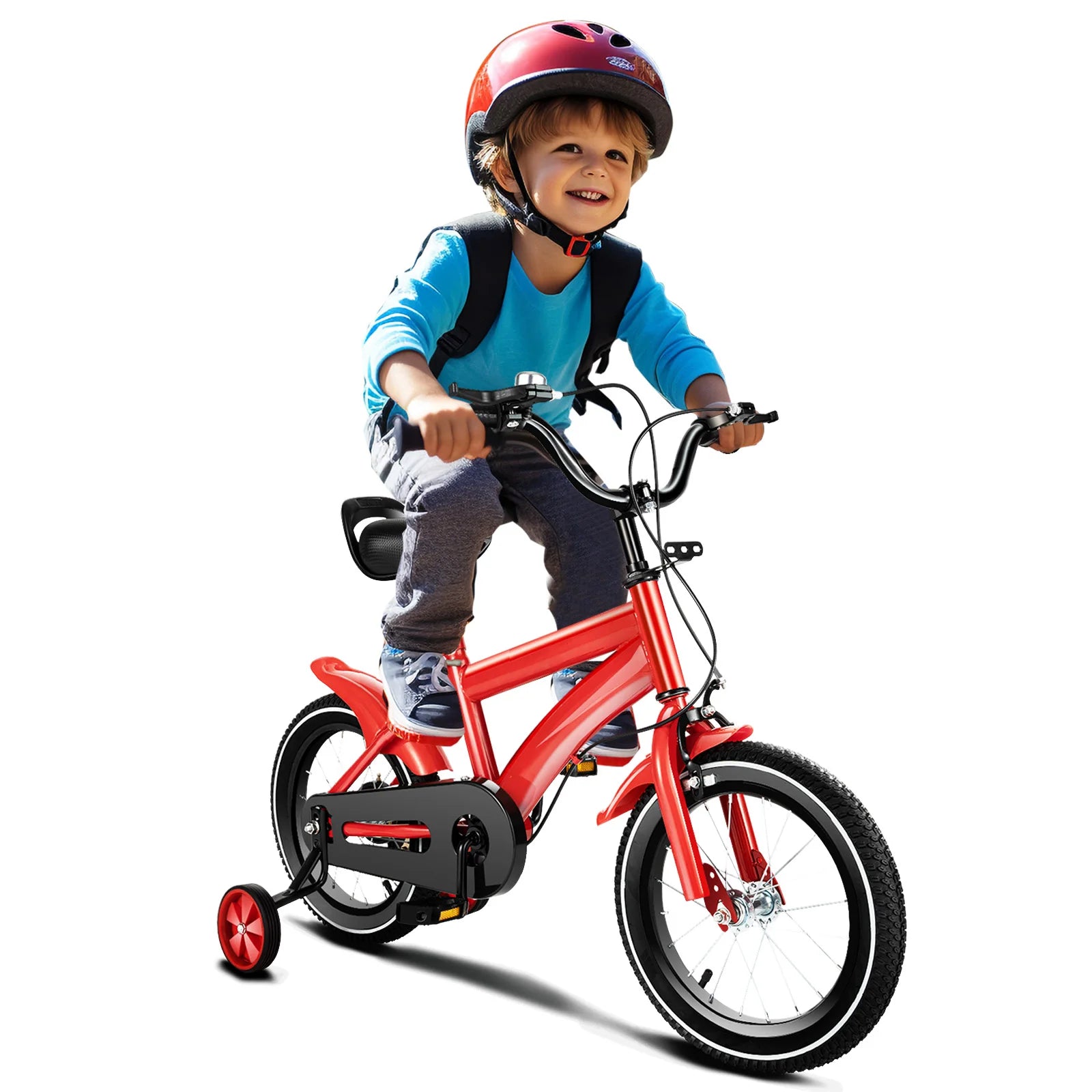 14-Inch Kids Bike with Training Wheels – Adjustable Bicycle for Boys & Girls Ages 2–5