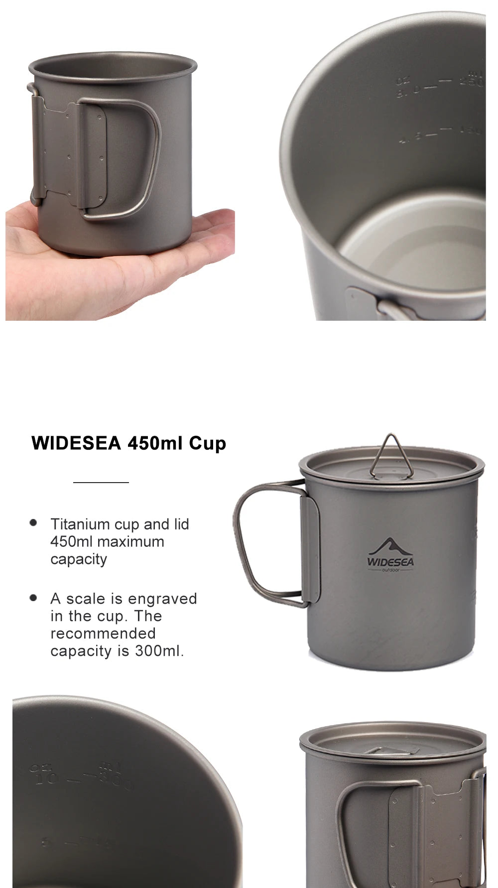 Widesea Titanium Camping Mug