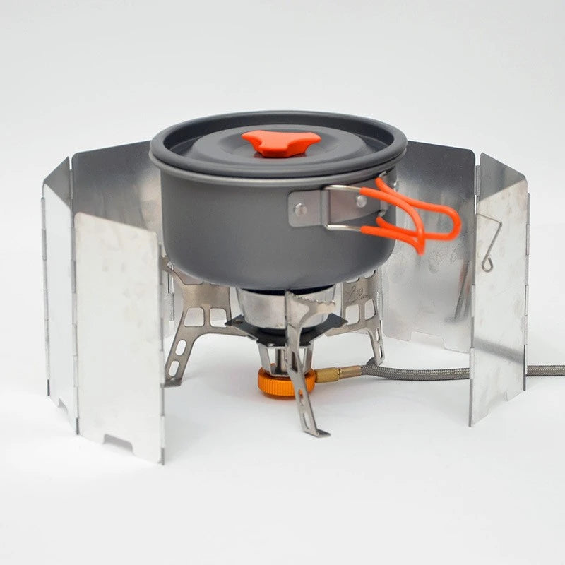 Portable Folding Stove Windscreen (8/10/12 Panels)