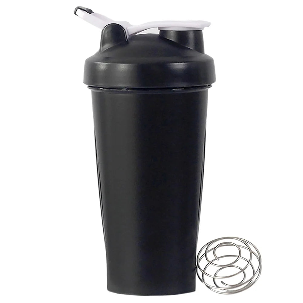 600ml Portable Protein Shaker Bottle – Fitness & Sports