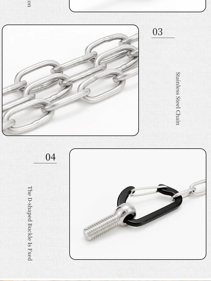 Outdoor Camping BBQ Tripod Grill Rack with Chain