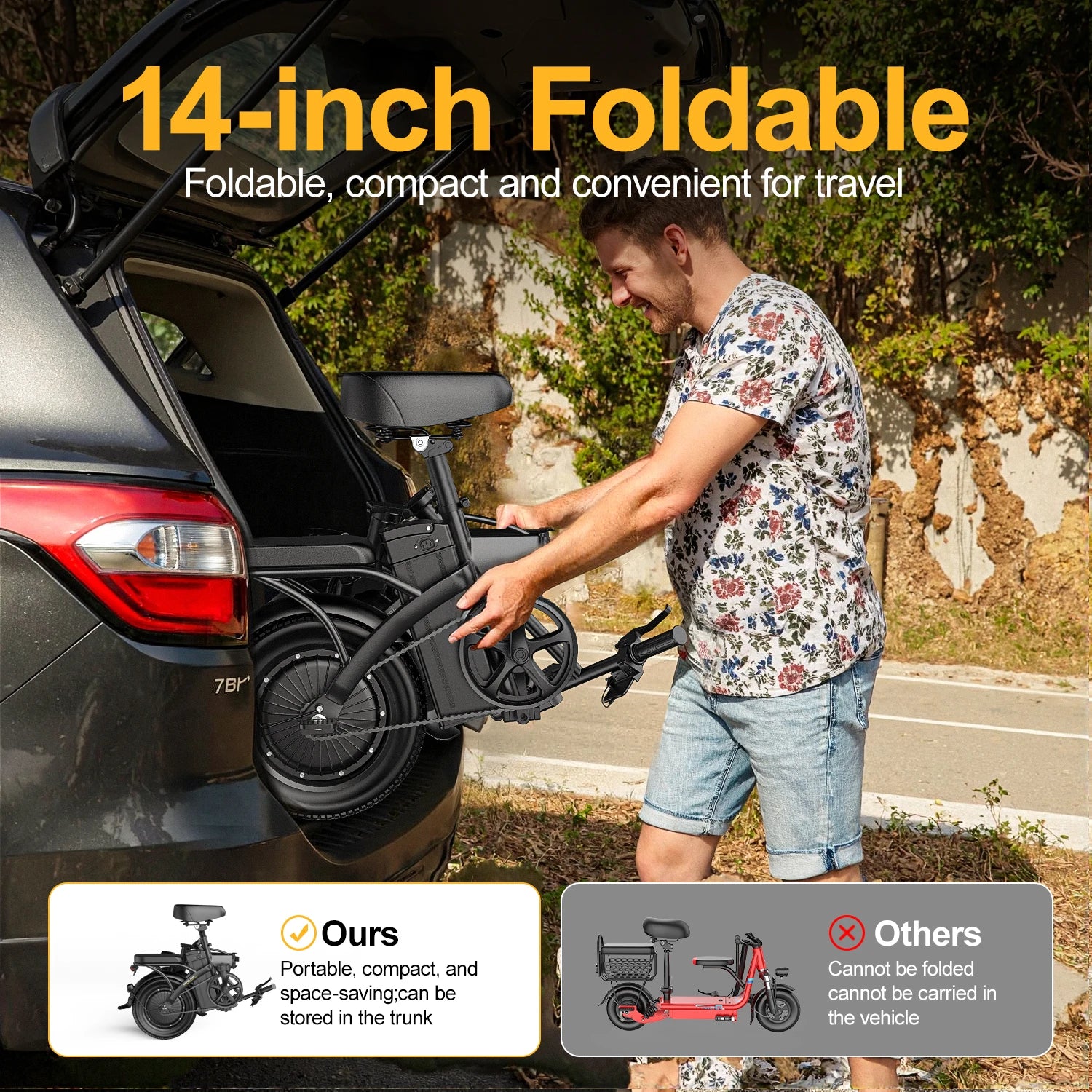 Folding Electric Motorcycle E-Bike