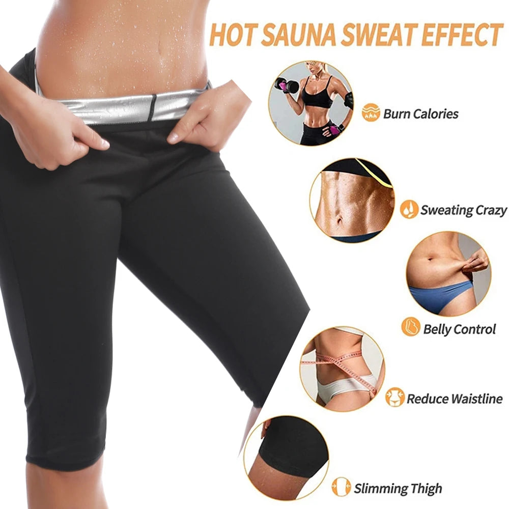 Women’s Sauna Sweat Shorts with Waist Trainer