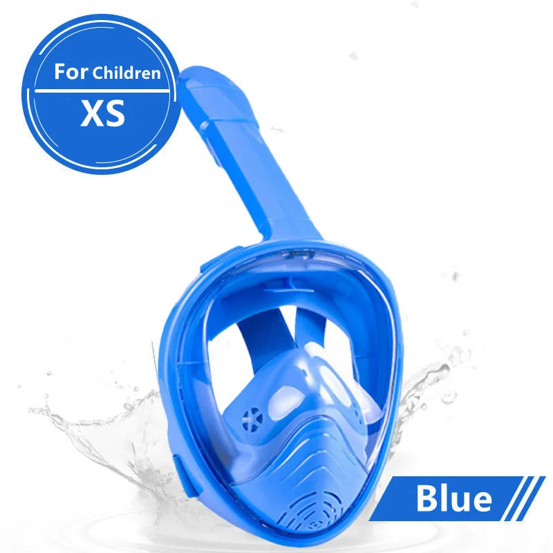 Full-Face Anti-Fog Diving Mask – Waterproof Snorkeling Gear for Adults & Kids