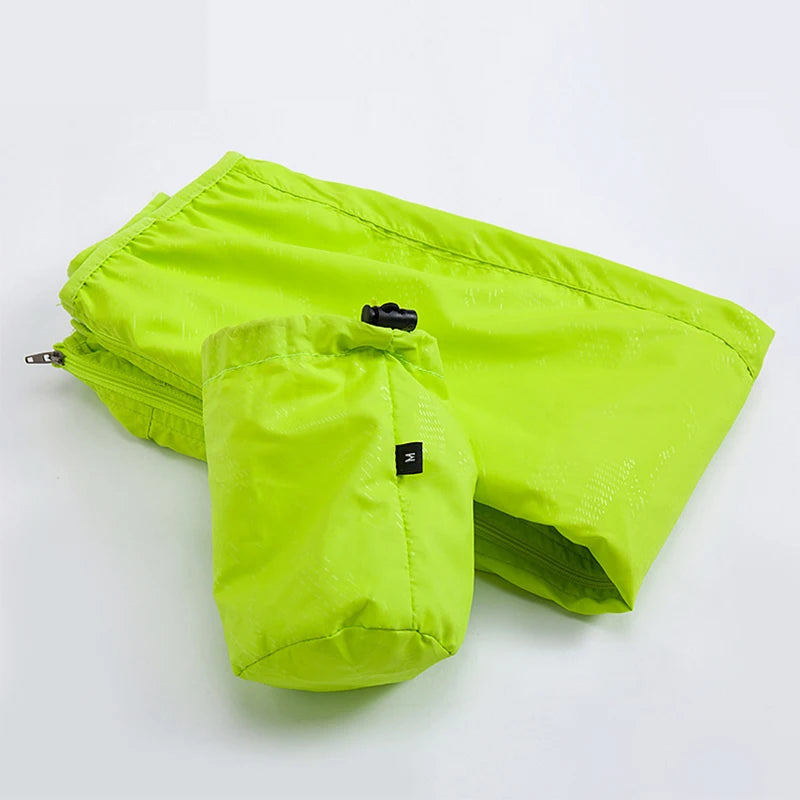 JNLN Waterproof Camping Rain Jacket – Quick-Dry Windbreaker with Pockets