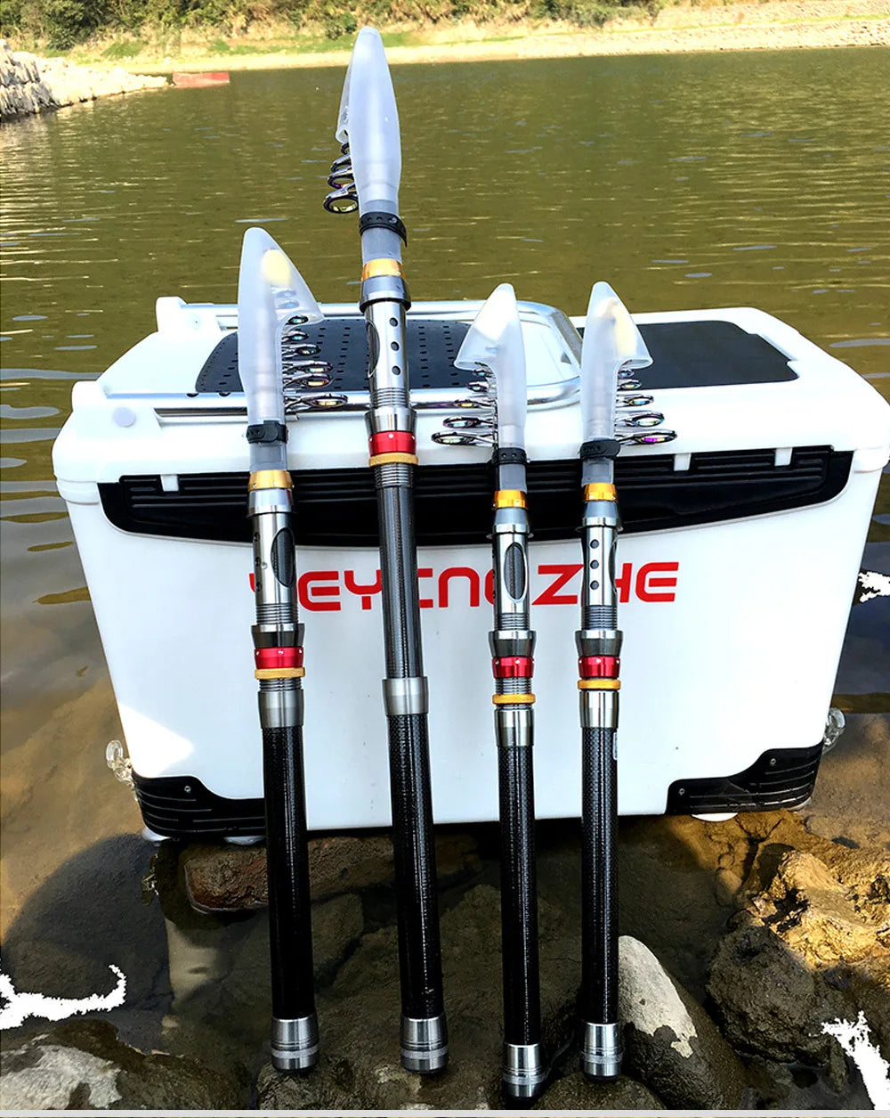 Telescopic Carbon Fiber Fishing Rod & Reel Combo 1.8–3.6m