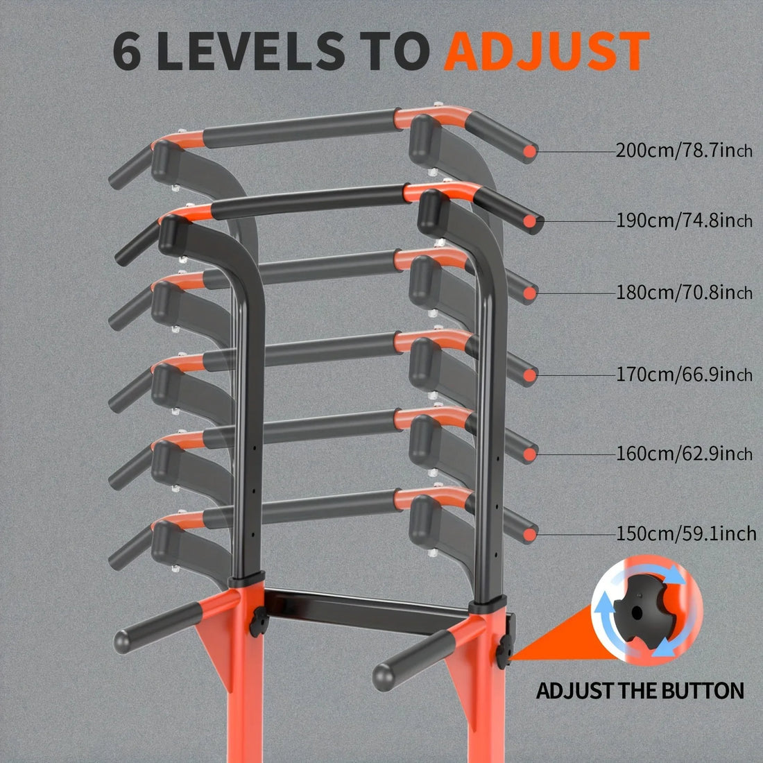 Multifunctional Pull-Up Bar - Power Cages For Ultimate Strength Training Fitness Muscle Building Workout Heavy-Duty Adjustable