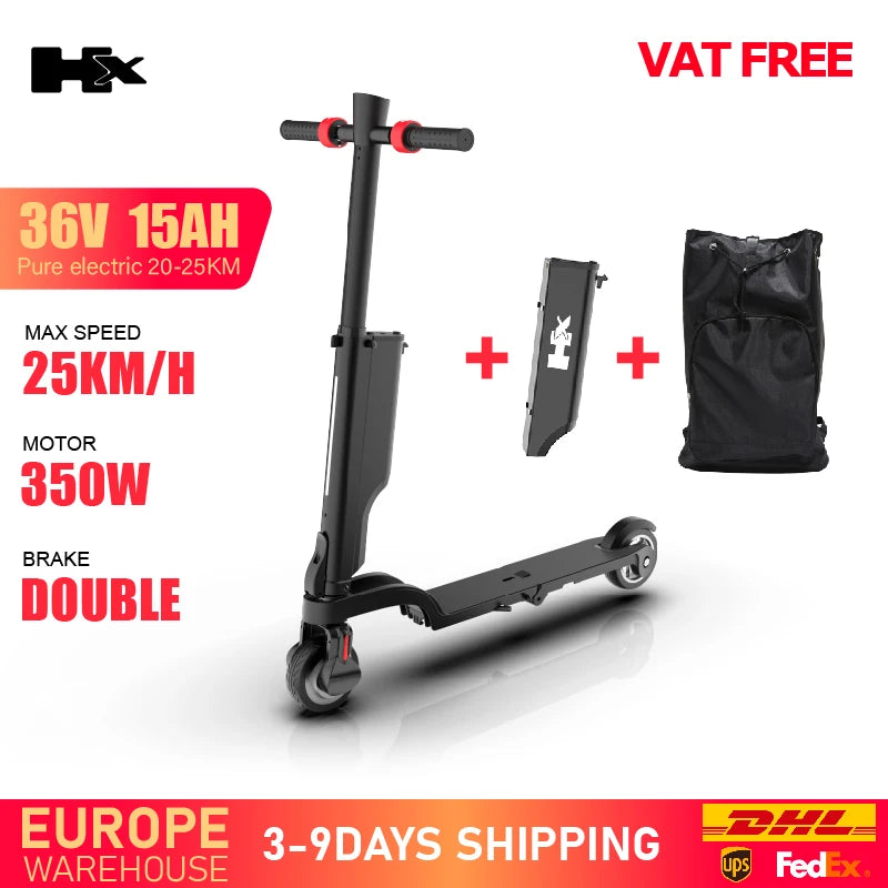 HX Foldable 350W Electric Scooter