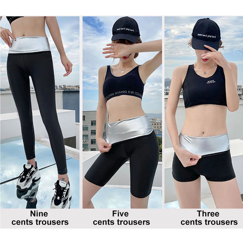 Women’s Sauna Sweat Shorts with Waist Trainer