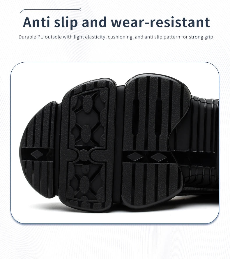 Men’s Safety Work Shoes – Anti-Smash, Anti-Puncture with Rotating Buckle