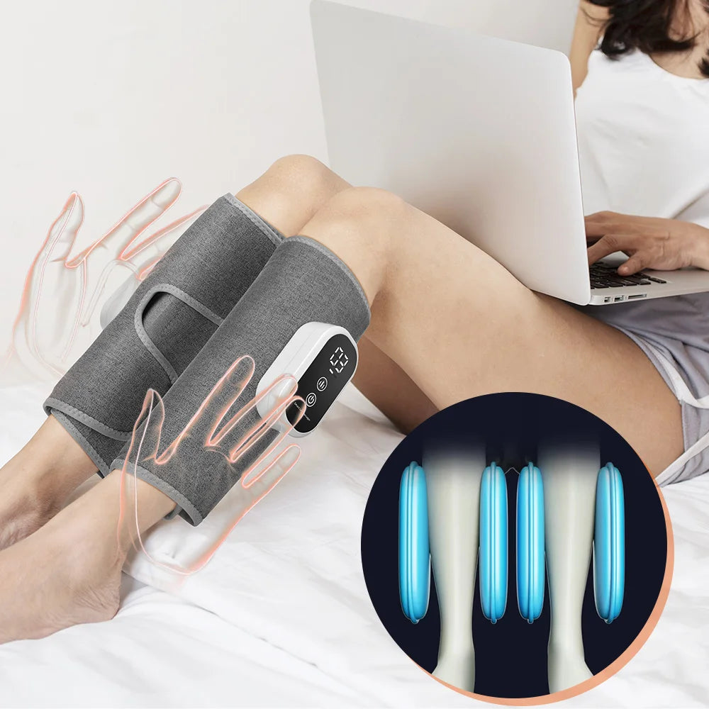 Electric Leg Massager – 3-Speed Hot Compress