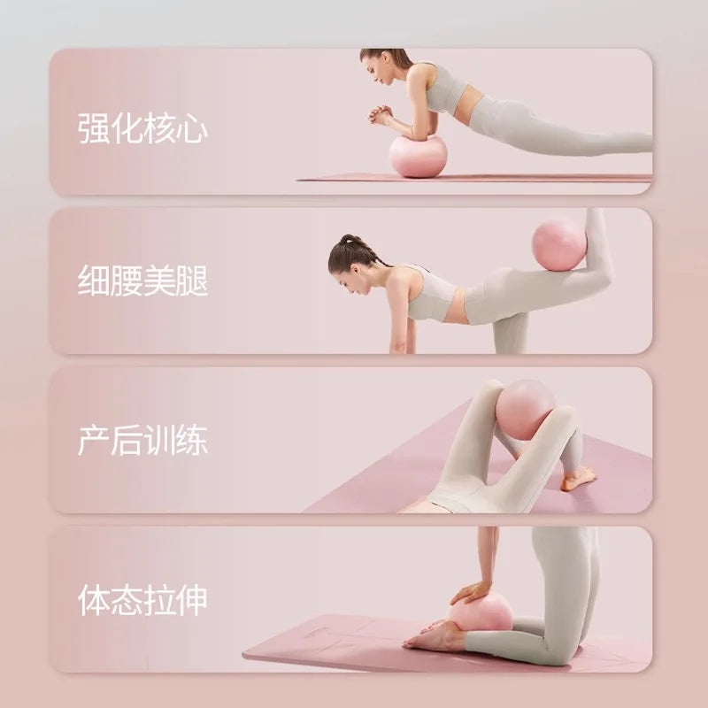 25cm Anti-Burst Mini Yoga & Pilates Ball – Leg & Hip Sculpting