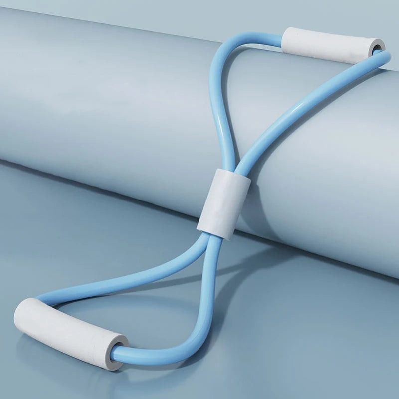 8-Shaped Yoga Resistance Band – Chest Expander