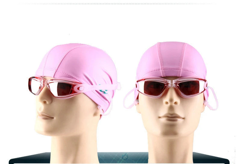 Adult Anti-Fog UV Swimming Goggles with Earplugs