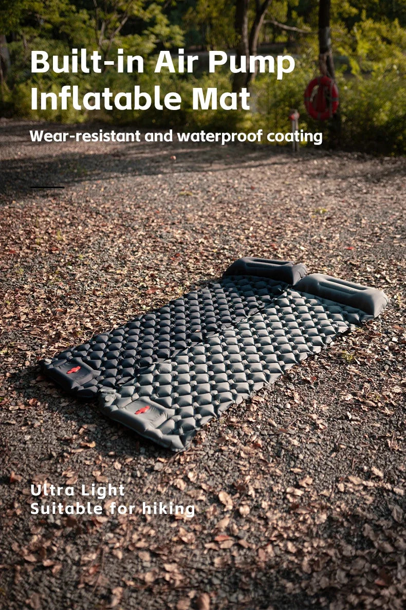 TARKA Self-Inflating Camping Mat – Air Cushion with Pillow for Hiking & Climbing