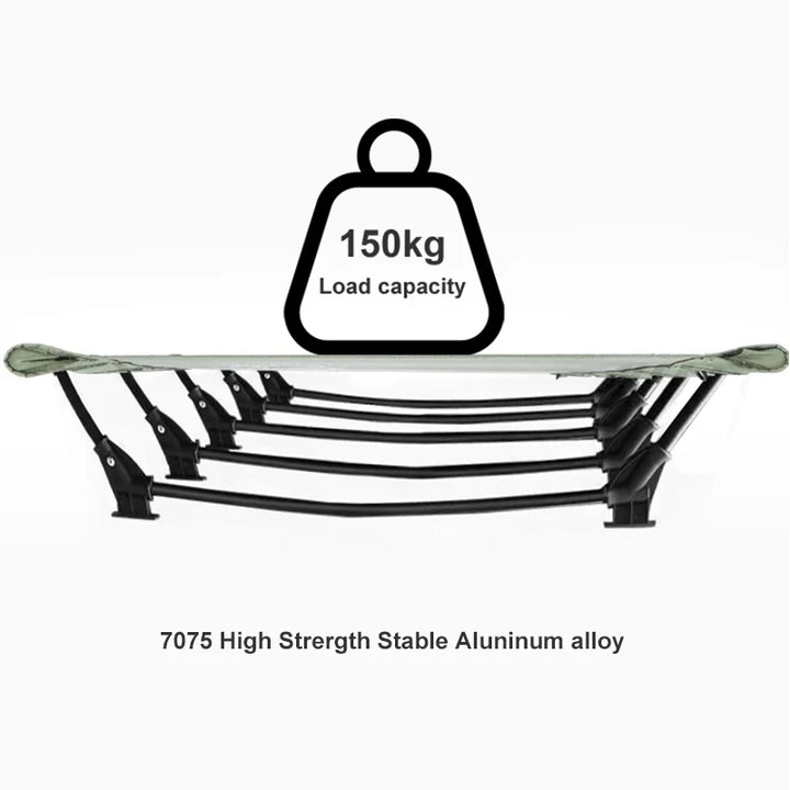 WESTTUNE Ultralight Folding Camping Cot – Portable Bed for Hiking & Travel