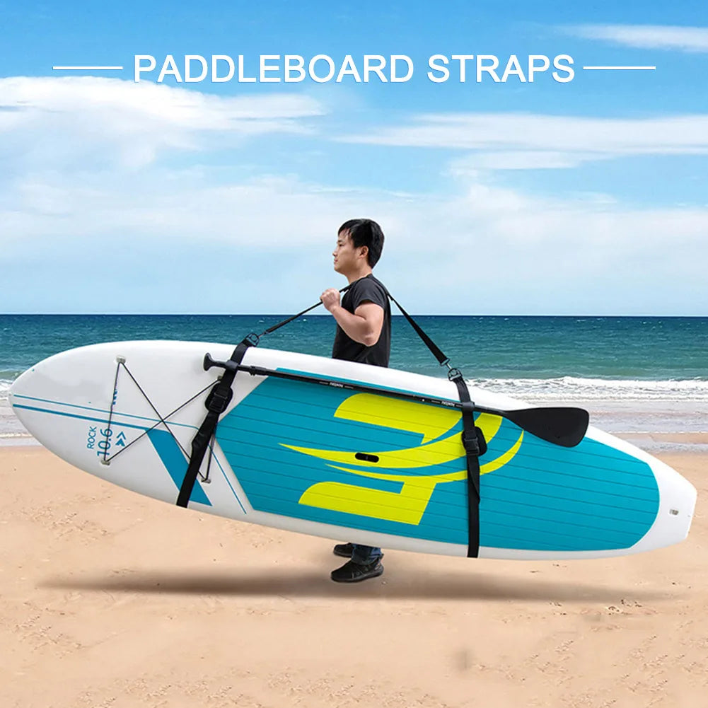 Adjustable Surfboard Shoulder Belt – Paddle Board Carry Sling