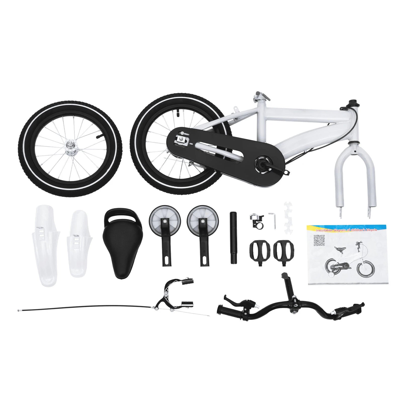 14-Inch Kids Bike with Training Wheels – Adjustable Bicycle for Boys & Girls Ages 2–5