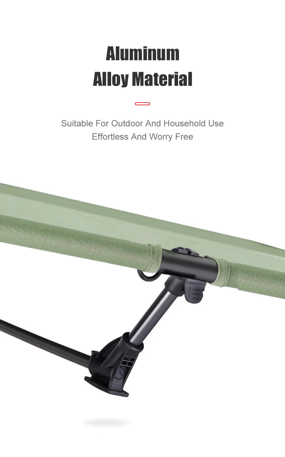 WESTTUNE Ultralight Folding Camping Cot – Portable Bed for Hiking & Travel