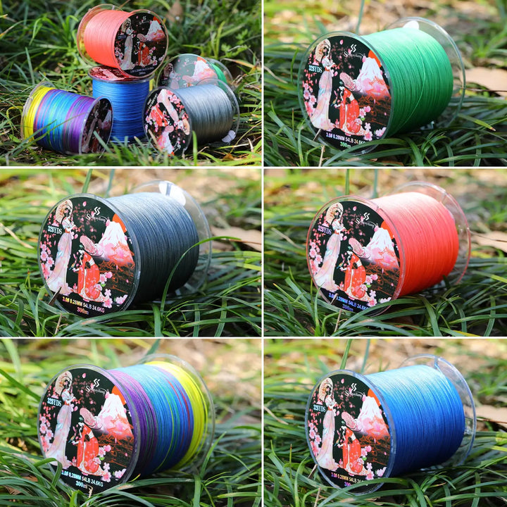 Sougayilang 300M 8-Strand Braided Fishing Line – Multifilament X8