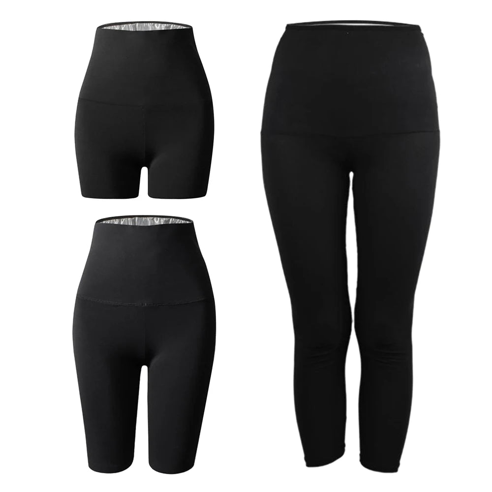 Women’s Sauna Sweat Shorts with Waist Trainer
