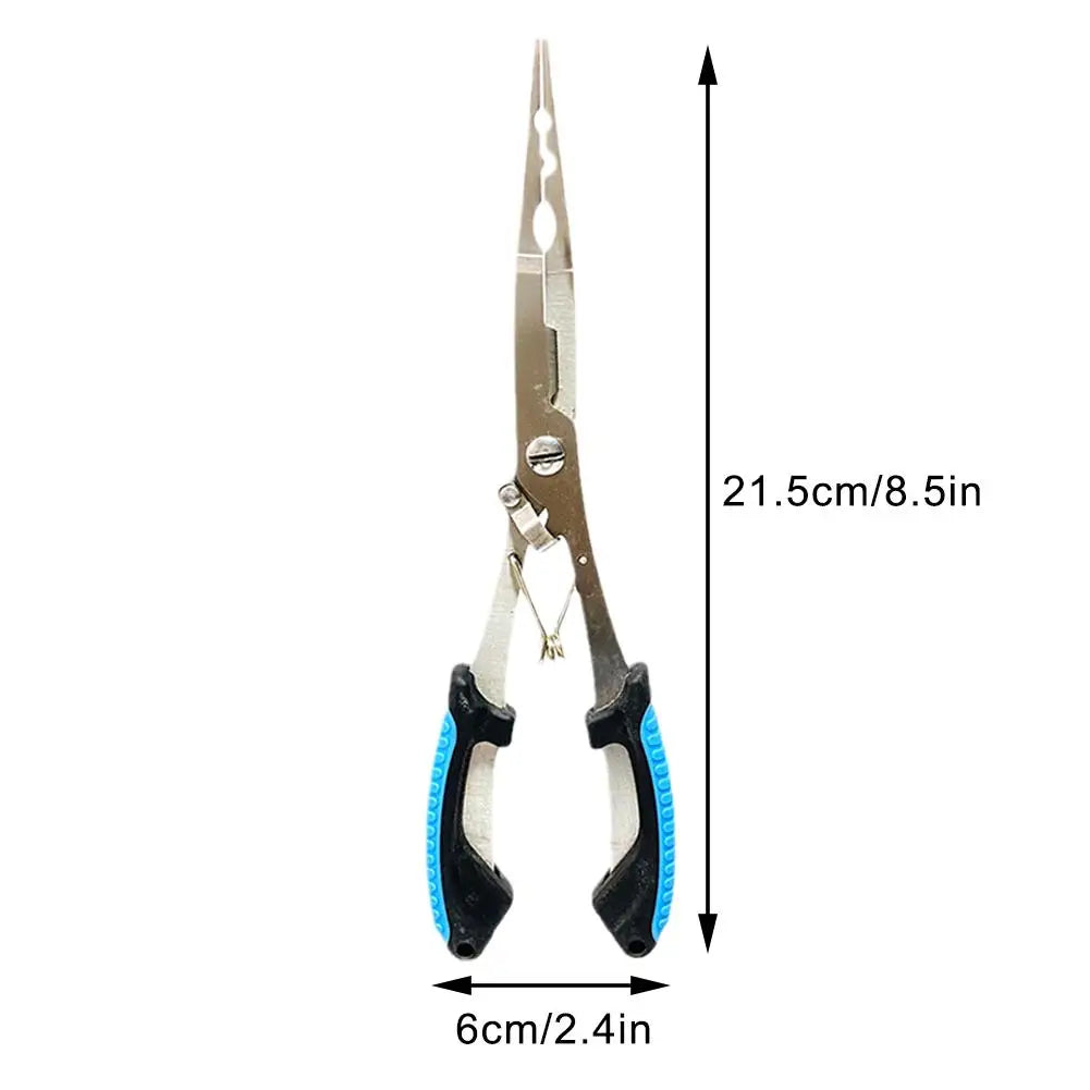 Stainless Steel Fishing Pliers – Hook Remover & Line Cutter