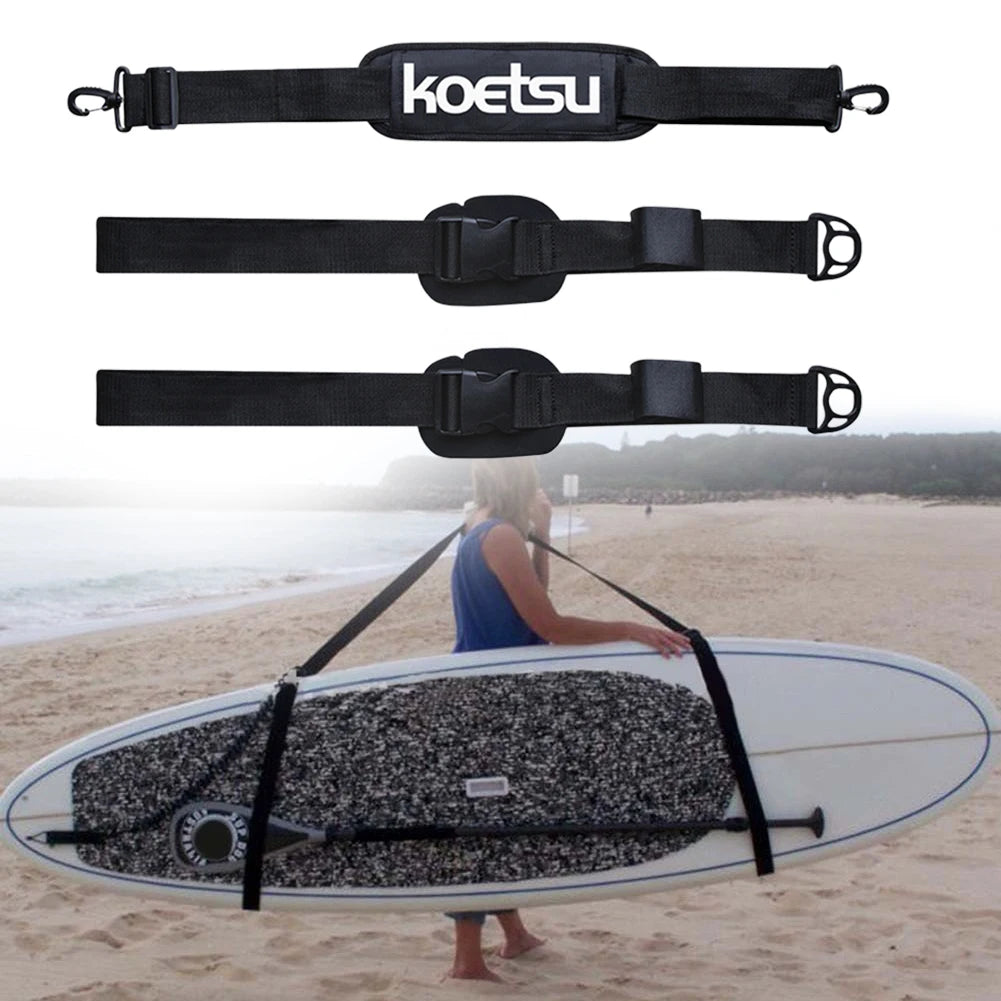 Adjustable Surfboard Shoulder Belt – Paddle Board Carry Sling