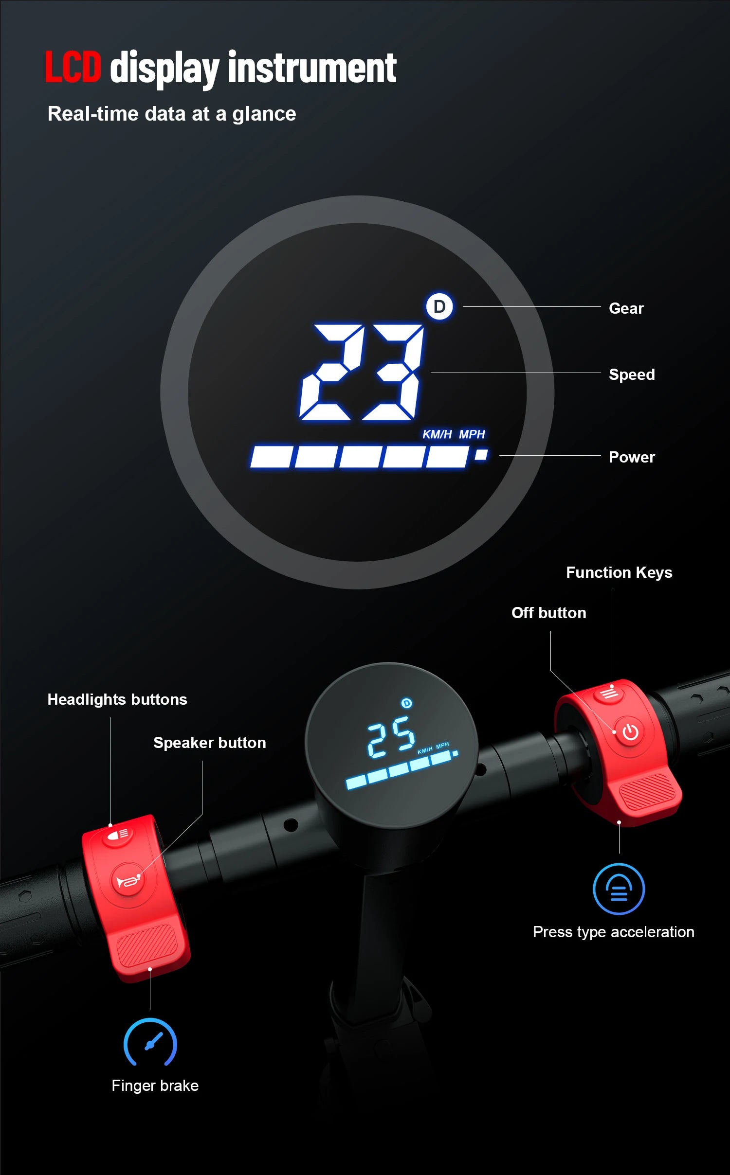 HX Foldable 350W Electric Scooter