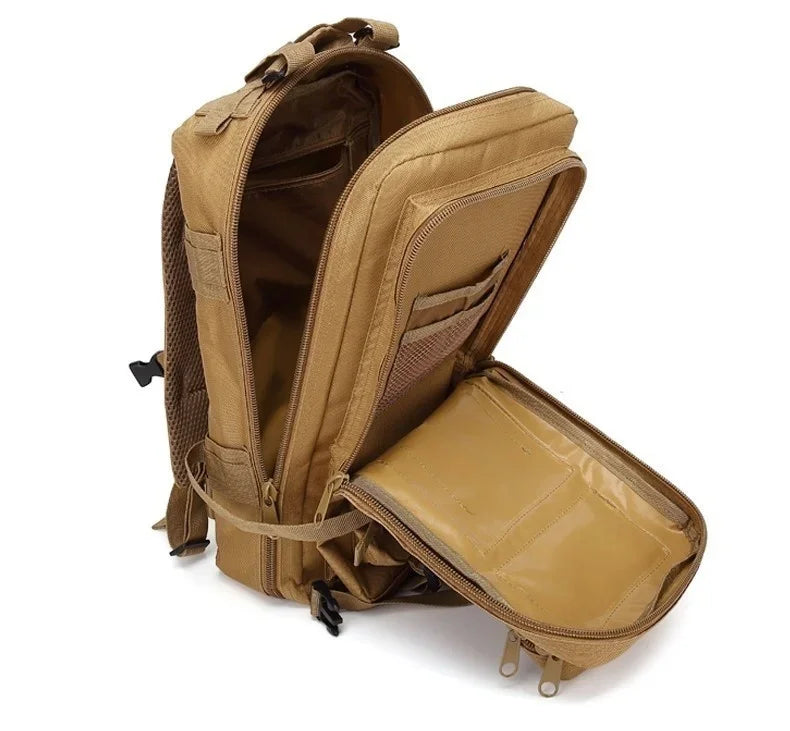 30/50L Tactical Backpack – MOLLE Survival Pack for Hiking, Travel & Hunting