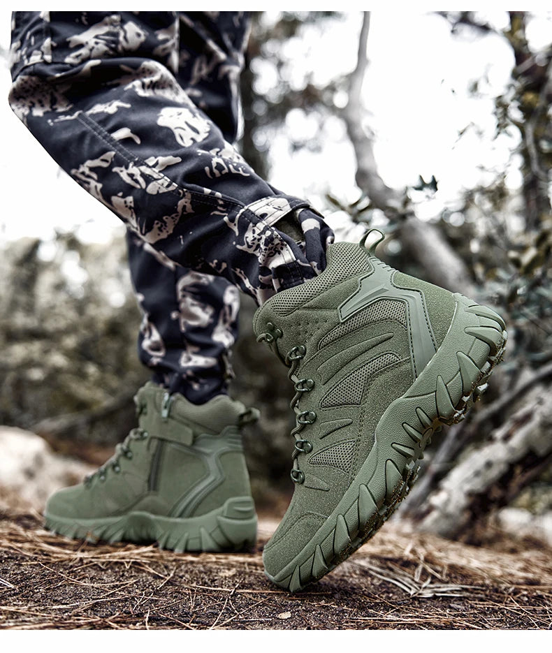 Men’s Tactical Combat Boots – Outdoor Hiking & Hunting