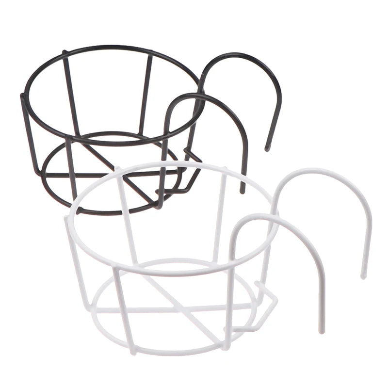 Iron Hanging Plant Rack for Balcony or Fence