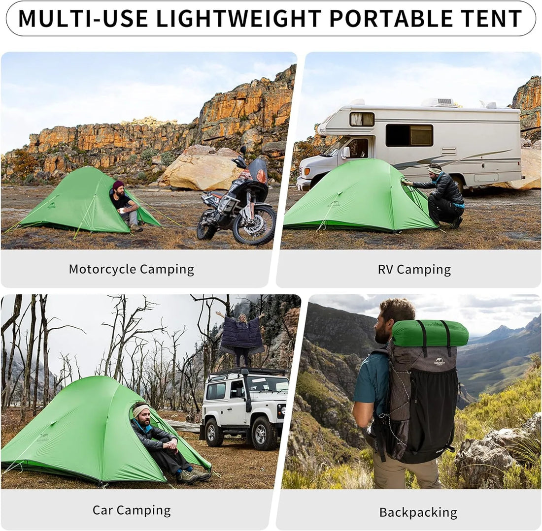 Naturehike Cloud Up 2 Tent – Ultralight Waterproof Camping & Hiking Shelter