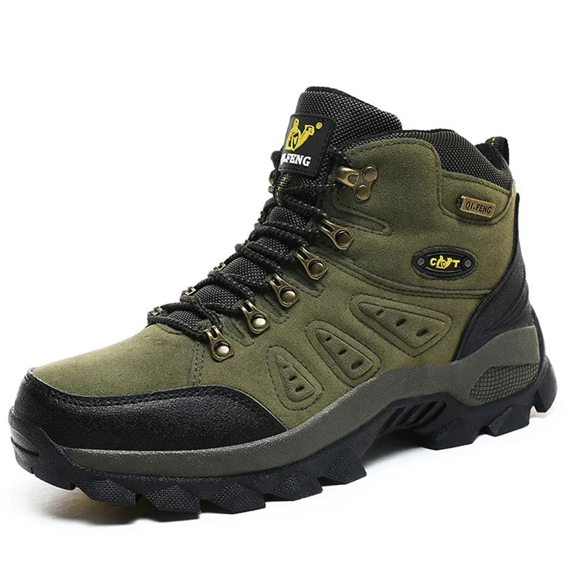 Plus Size Unisex High-Top Hiking Sneakers – Non-Slip Outdoor Boots