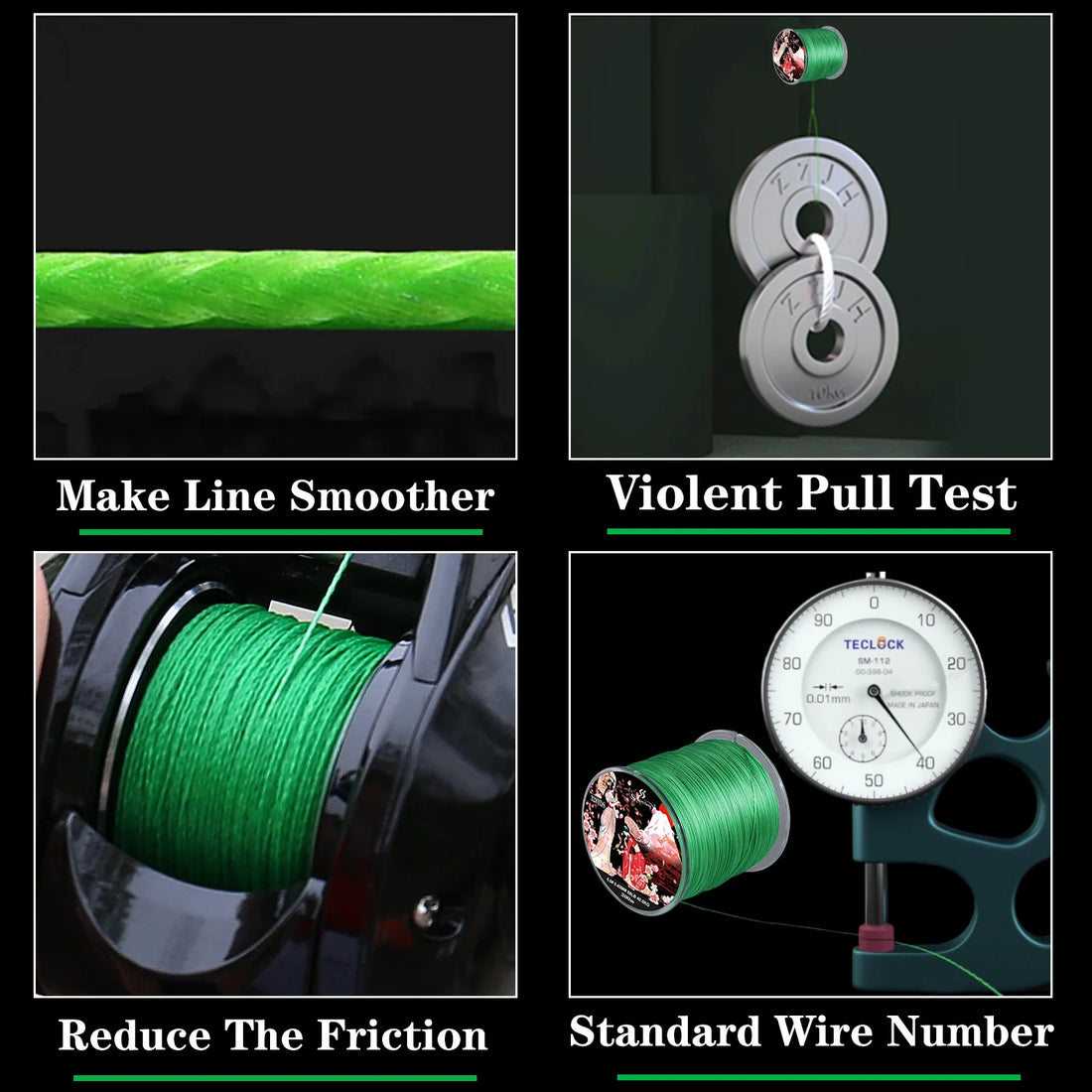 Sougayilang 300M 8-Strand Braided Fishing Line – Multifilament X8