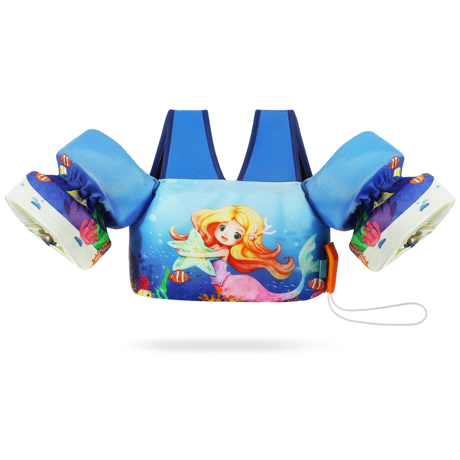 Children’s Swim Life Vest with Arm Floats & Whistle