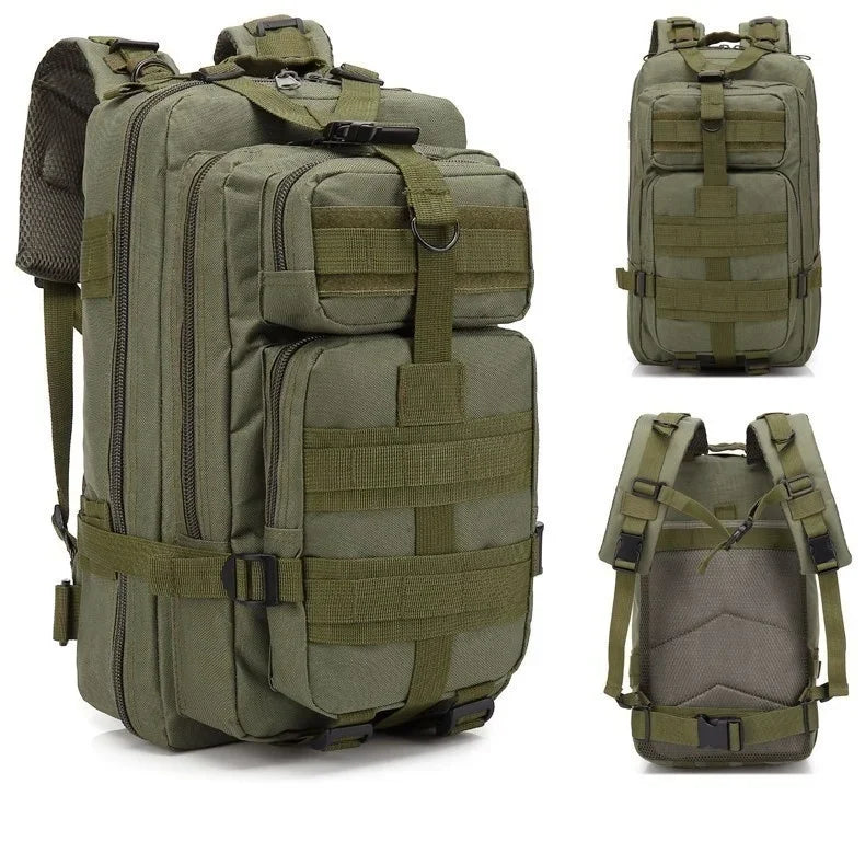 30/50L Tactical Backpack – MOLLE Survival Pack for Hiking, Travel & Hunting