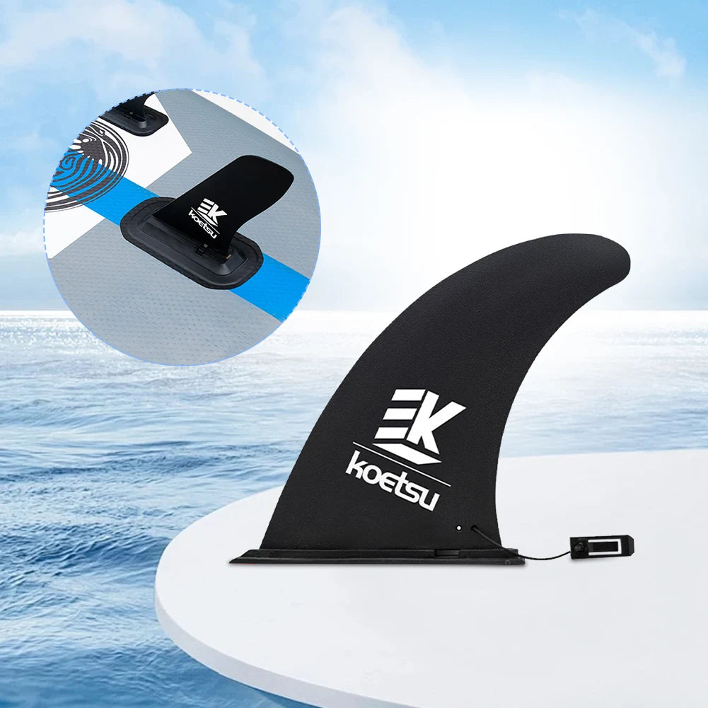 Detachable Longboard Paddle Board Fin – 10 to 4.5 Inch Surfboard Tail Fin