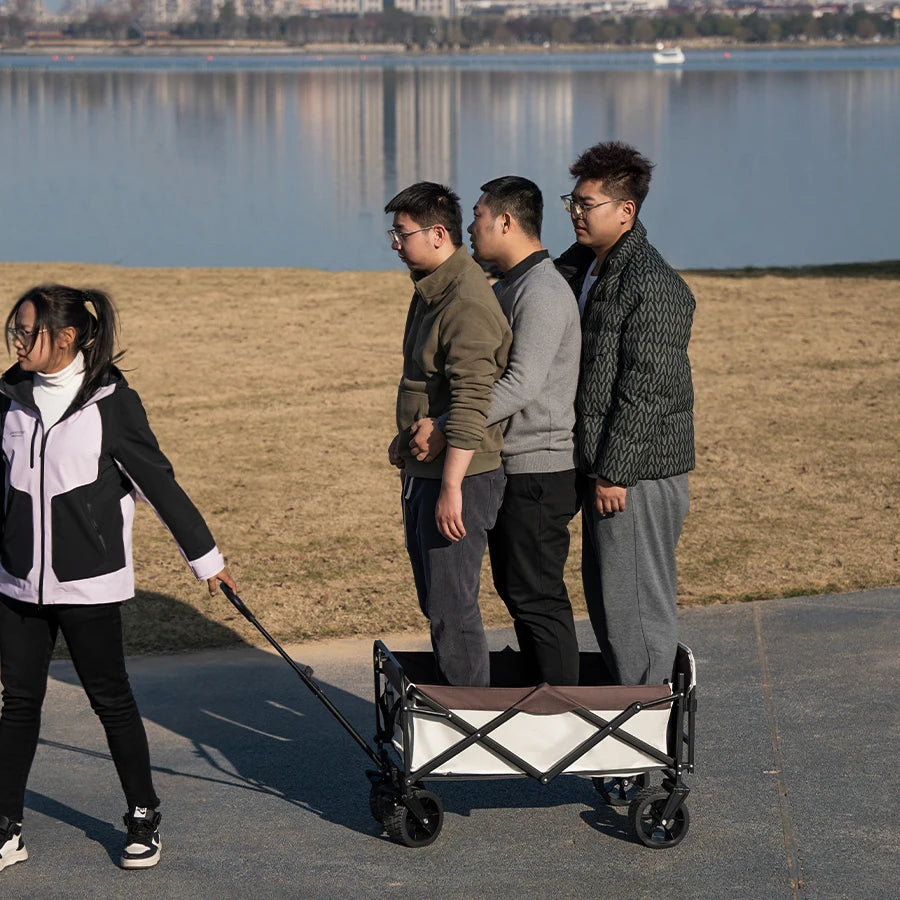 Heavy-Duty Folding Outdoor Utility Wagon