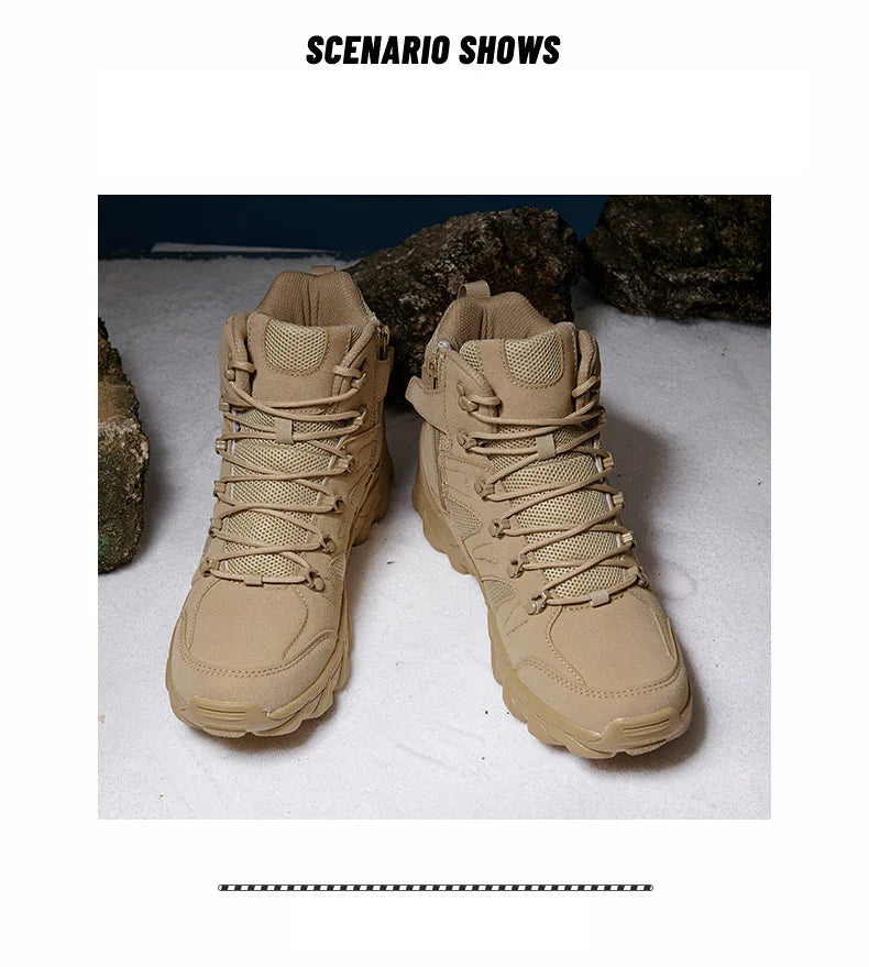Men’s Tactical Combat Boots – Outdoor Hiking & Hunting