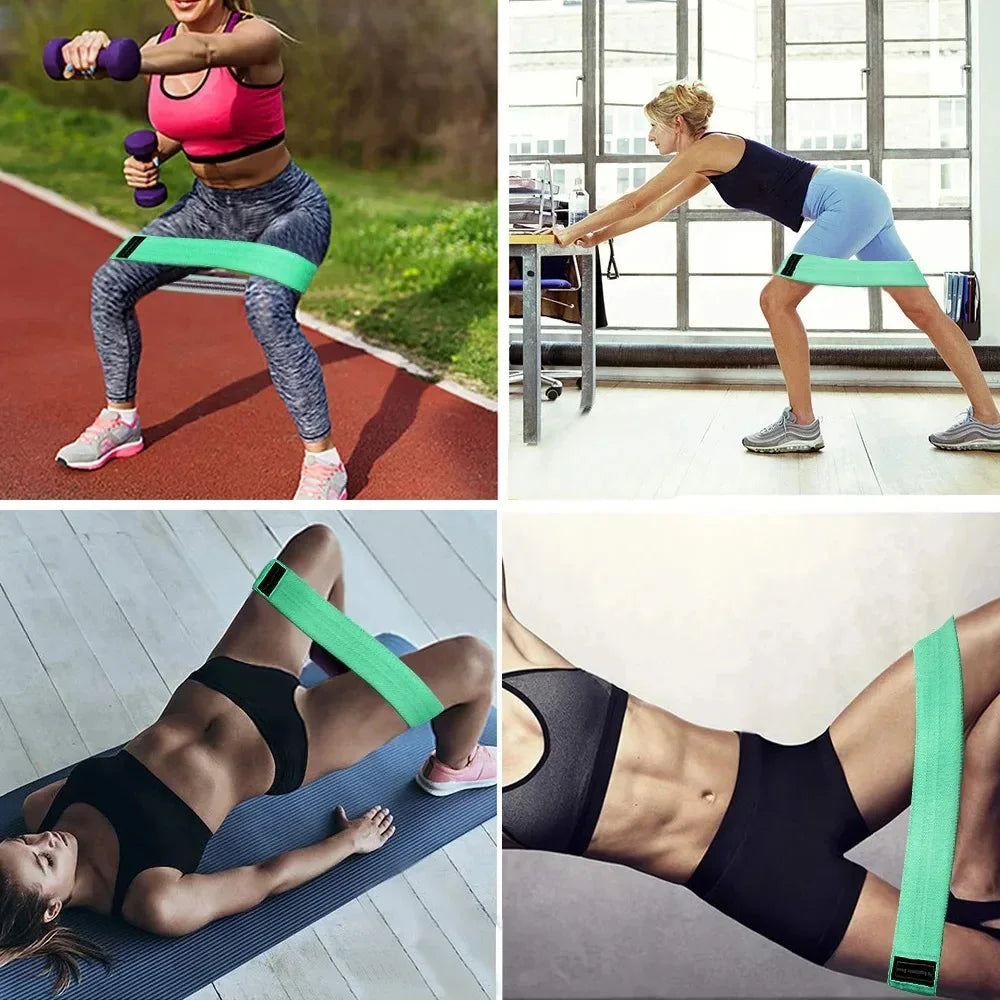 Fabric Resistance Bands – Yoga, Pilates & Home Workout Hip Circles