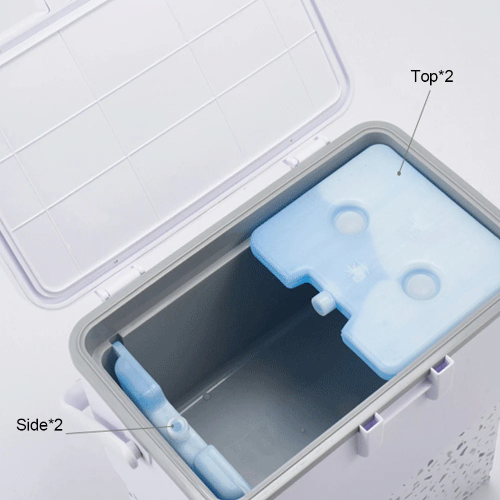 Portable Insulated Ice Cooler – 6/8/13L Hard Cooler with Handle