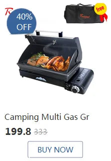 Folding IGT Wood Camping Table – Portable BBQ & Grill Table