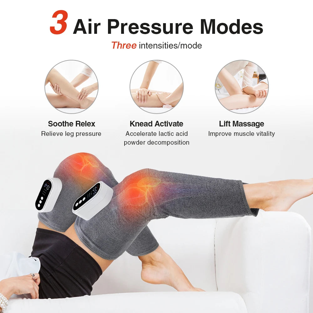 Electric Leg Massager – 3-Speed Hot Compress