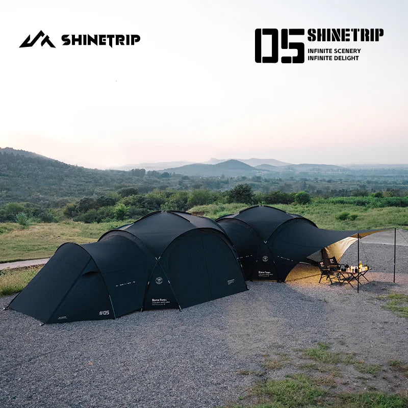 ShineTrip Waterproof Silver-Coated Camping Canopy