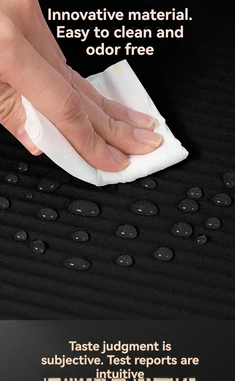 Thick Non-Slip Black Yoga Mat – Durable NBR Rubber
