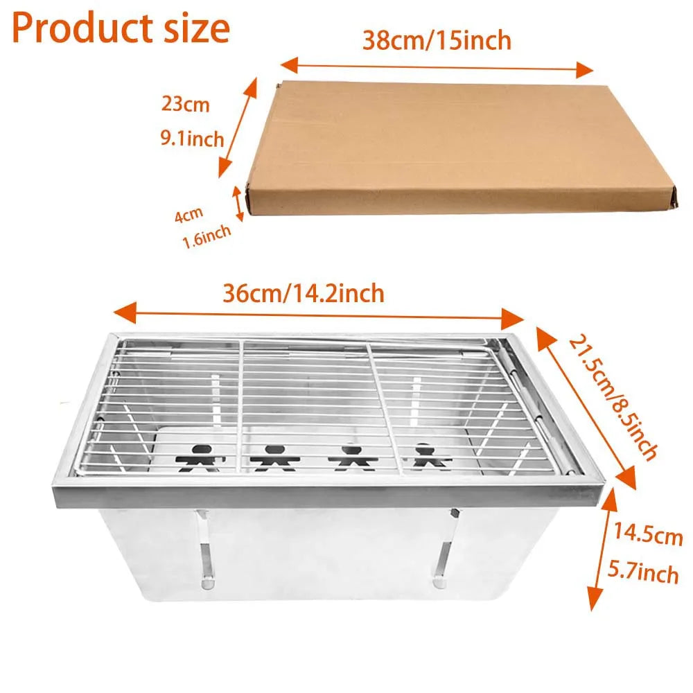 Folding IGT Wood Camping Table – Portable BBQ & Grill Table