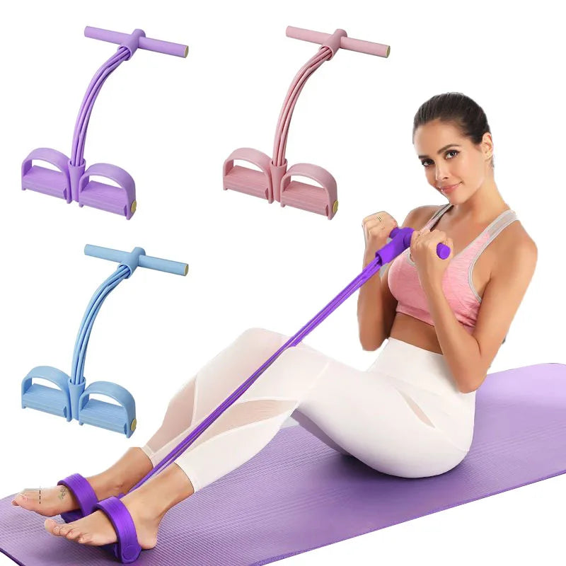 6-Tube Resistance Bands – Multi-Function Fitness Rope