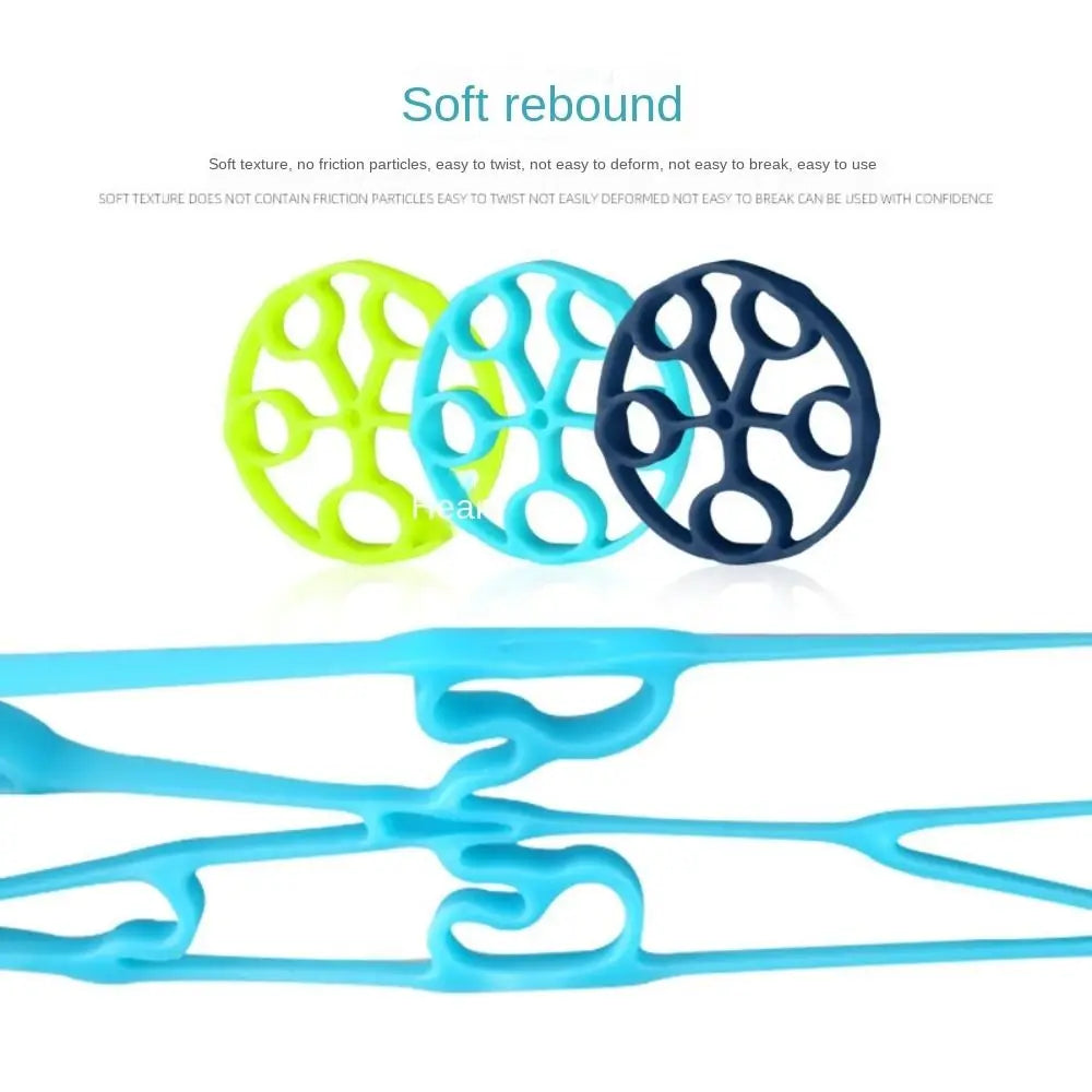 Silicone Finger & Wrist Strength Trainer – Hand Grip Expander for Fitness & Rehab