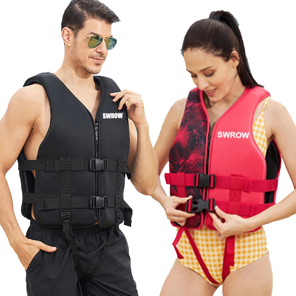 Portable Neoprene Life Jacket for Adults & Kids