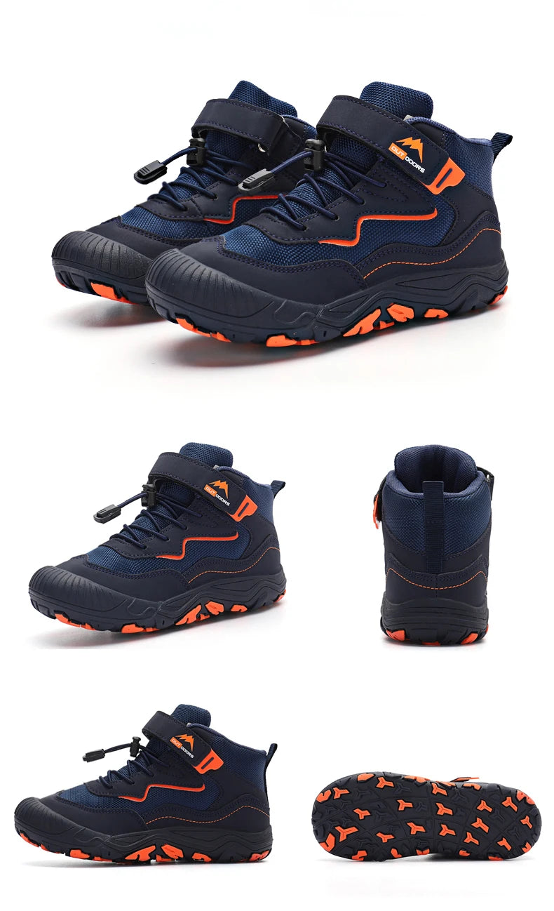 Kids’ Hiking Boots – Non-Slip Outdoor Trekking Shoes